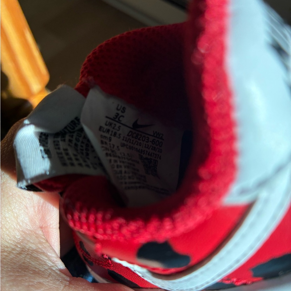 Toddler sized Nike Force 1s: Ladybug Print 🐞 - Picture 5 of 5